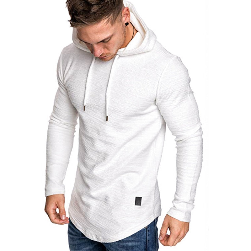 Men's Brand Solid Sweatshirt Hoodie
