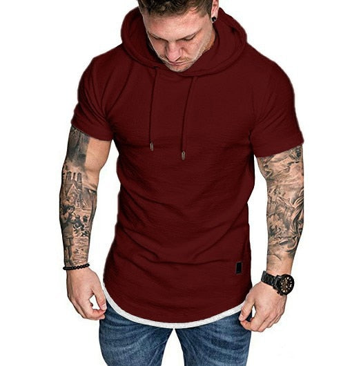 Men's Hoodies Sweatshirts Short Sleeve