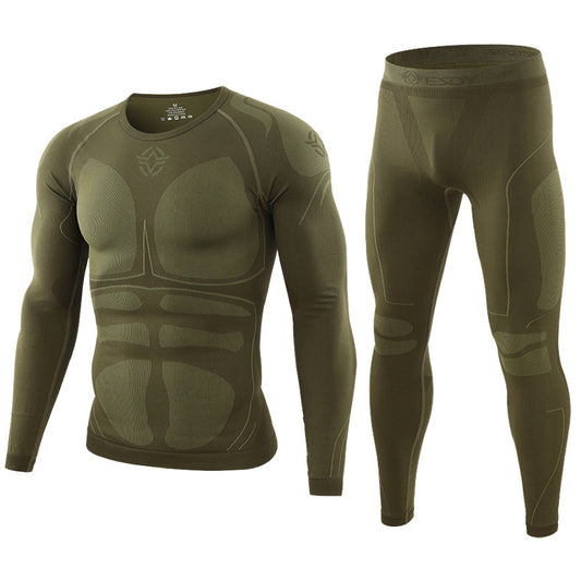 Outdoor Sports Thermal Underwear Cycling Clothes Breathable Wicking Suit Men