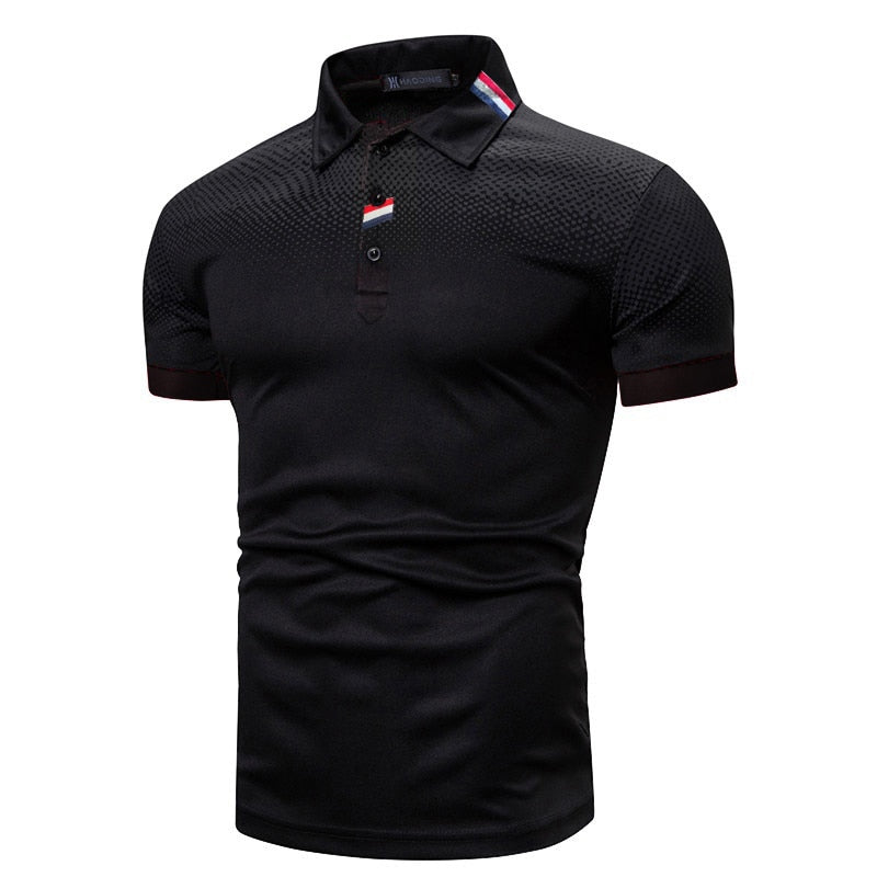 2022 New Summer Casual Polo Shirt Men Short Sleeve Business Shirt Fashion Design Tops Tees