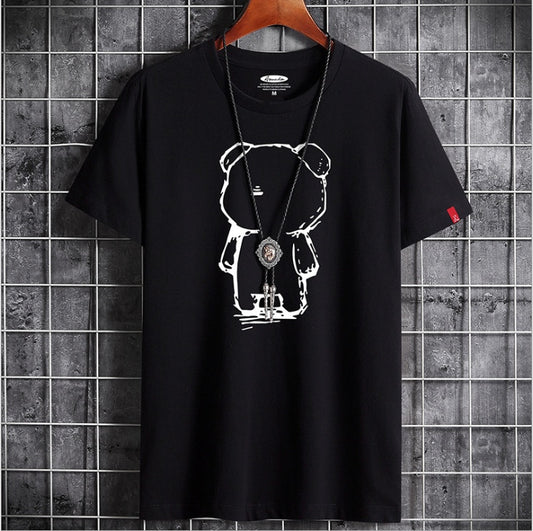 Men's Casual Bear Anime T Shirt