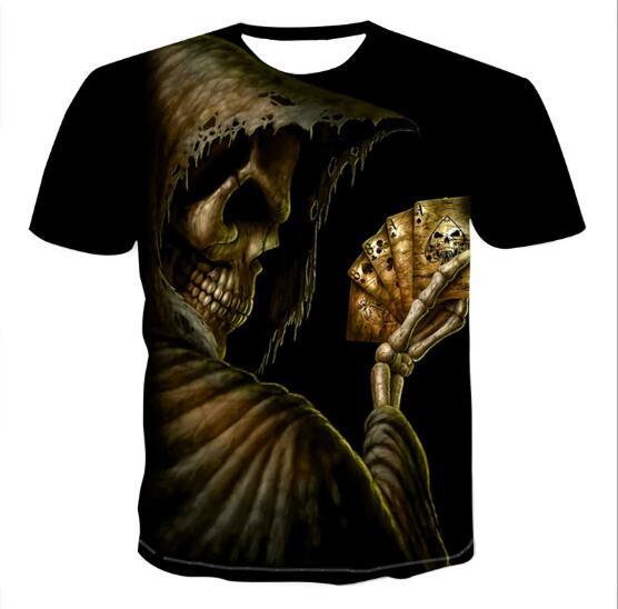 Men's Skull T shirts 3D
