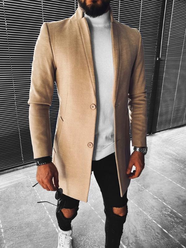 Double-Sided Woolen Coat Men's Jacket Coat