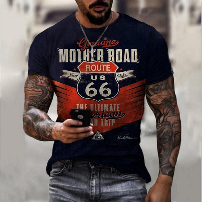 Route 66 California Short Sleeve Men T-Shirt
