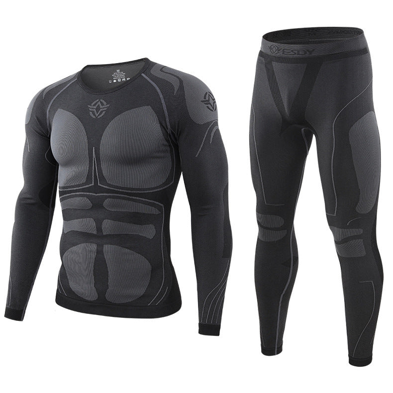 Outdoor Sports Thermal Underwear Cycling Clothes Breathable Wicking Suit Men