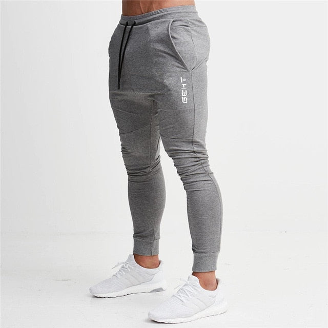 Casual Skinny Pants Men's Joggers Sweatpants Fitness Workout Track pants