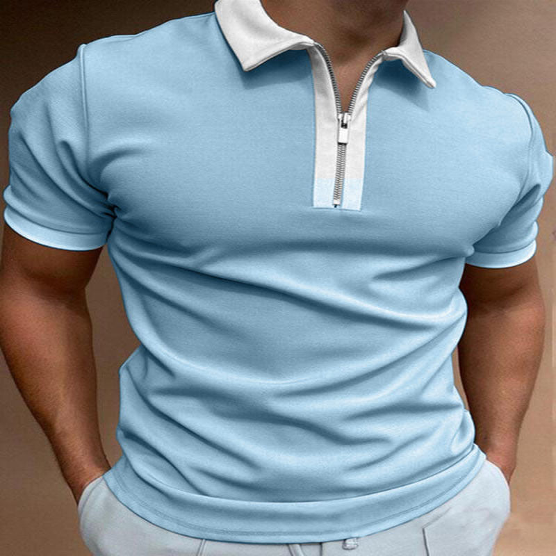 Men Solid Polo Shirt Sleeved