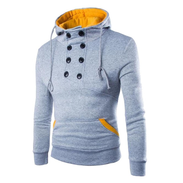 Men's Hoodies Sweatshirts Casual Solid Long Sleeve